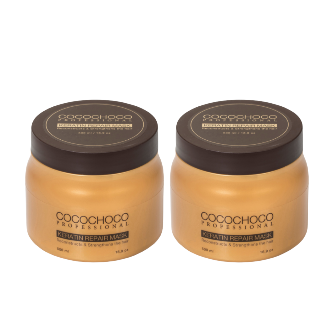 2 x COCOCHOCO Keratin Repair Hair Mask | Hårkur 500 ml