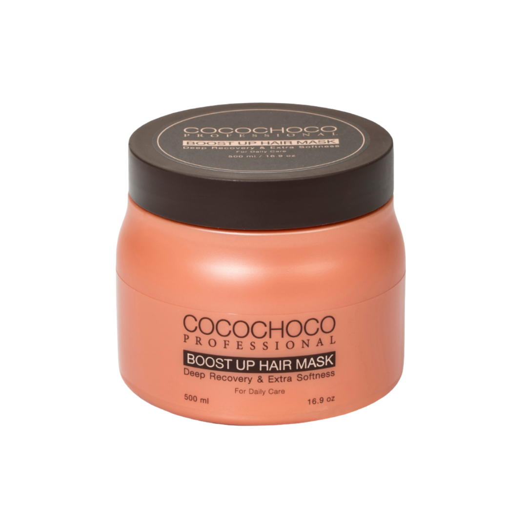 𝗖𝗢𝗖𝗢𝗖𝗛𝗢𝗖𝗢 Boost Up Hair mask| Hårkur -For Dyb Fornyelse og Ekstra Blødhed 500 ml