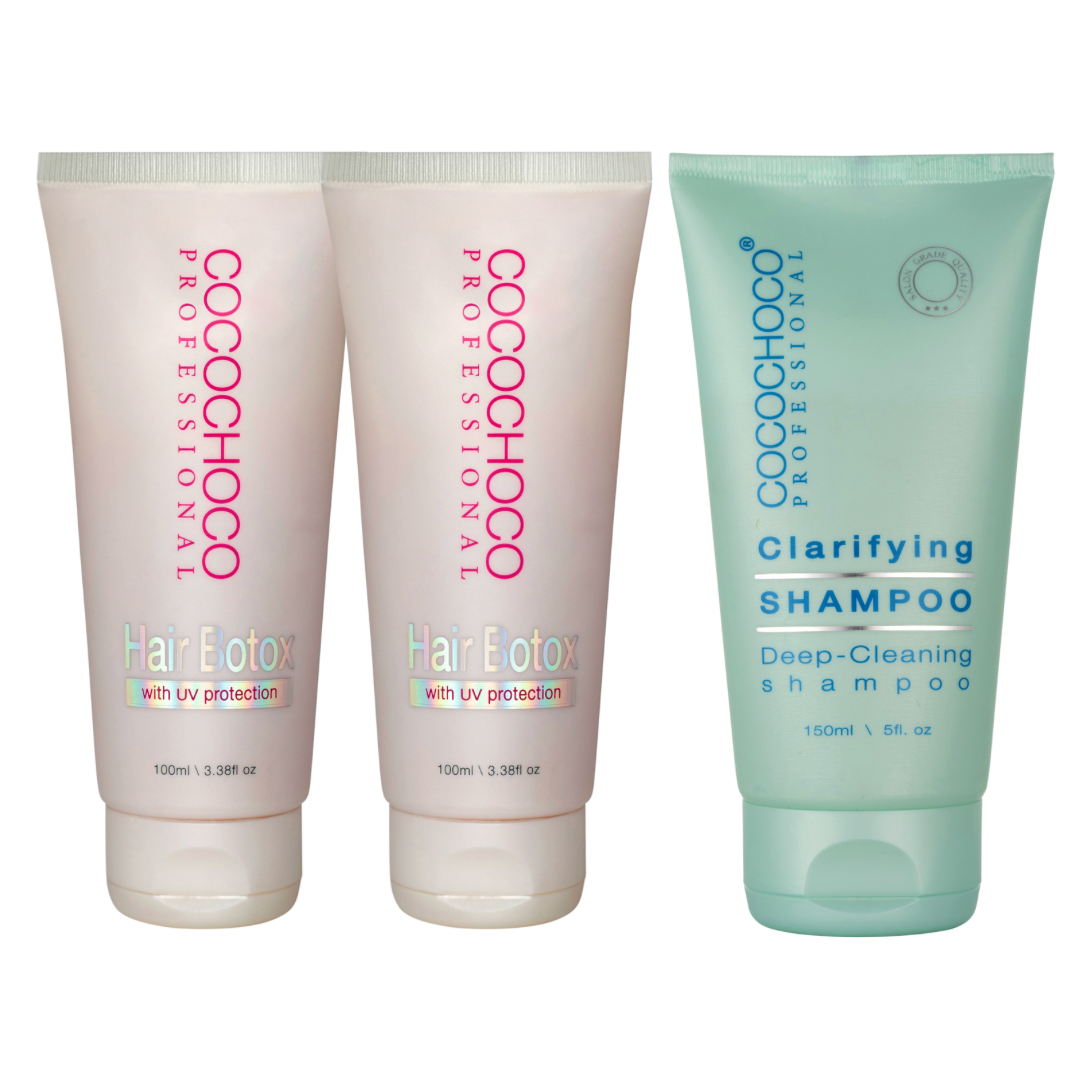COCOCHOCO Hår Botox 100 ml og Clarifying Shampoo 150 ml