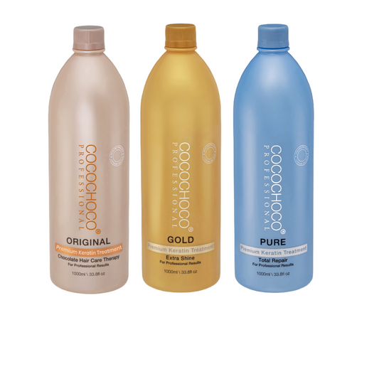 3x COCOCHOCO Keratin 1000 ml efter eget valg