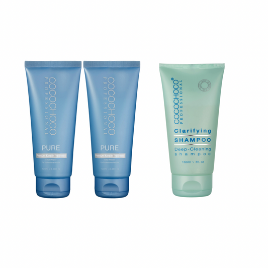 COCOCHOCO Keratin Pure 2x100ml & COCOCHOCO Clarifying 150ml