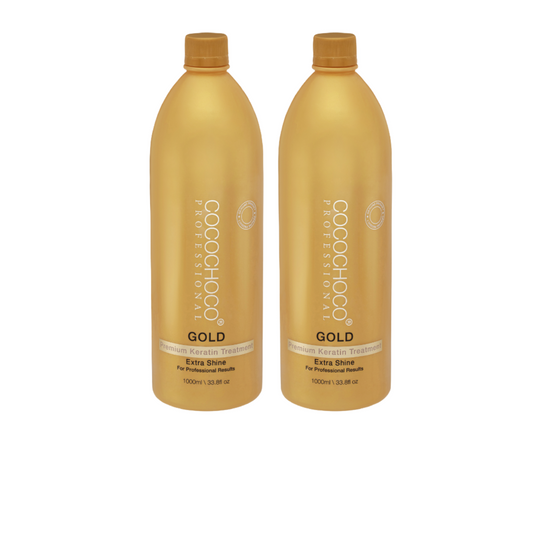 2x COCOCHOCO Professional Keratin GOLD 1000 ml