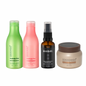 Cocochoco Sulfatfri Shampoo & Balsam 400ml ,Embel Hair Loss Leave-in 30ml og Collagen & Biotin Hårkur 250 ml