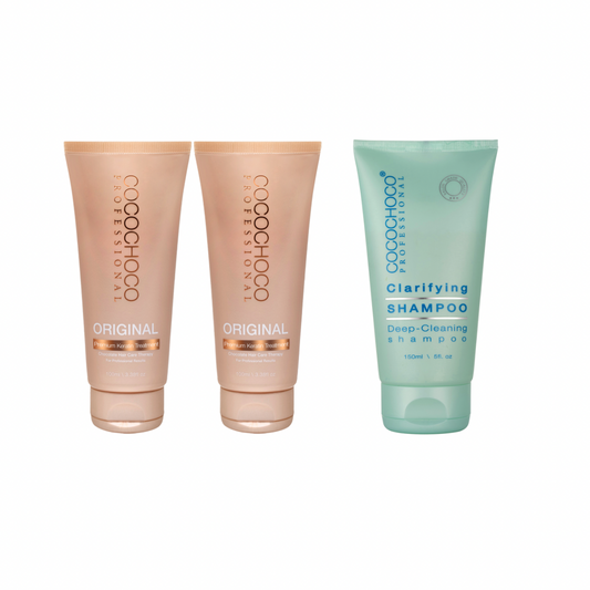 COCOCHOCO Keratin Original 2x100ml & COCOCHOCO Clarifying shampoo 150ml
