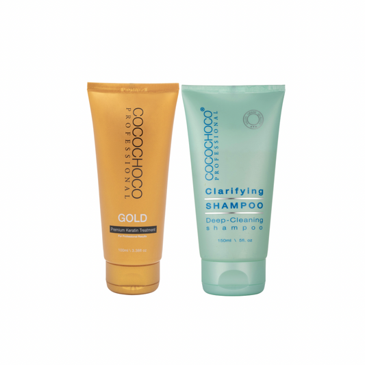 COCOCHOCO KERATIN GOLD 24k 100ml & COCOCHOCO Clarifying Shampoo 150ml