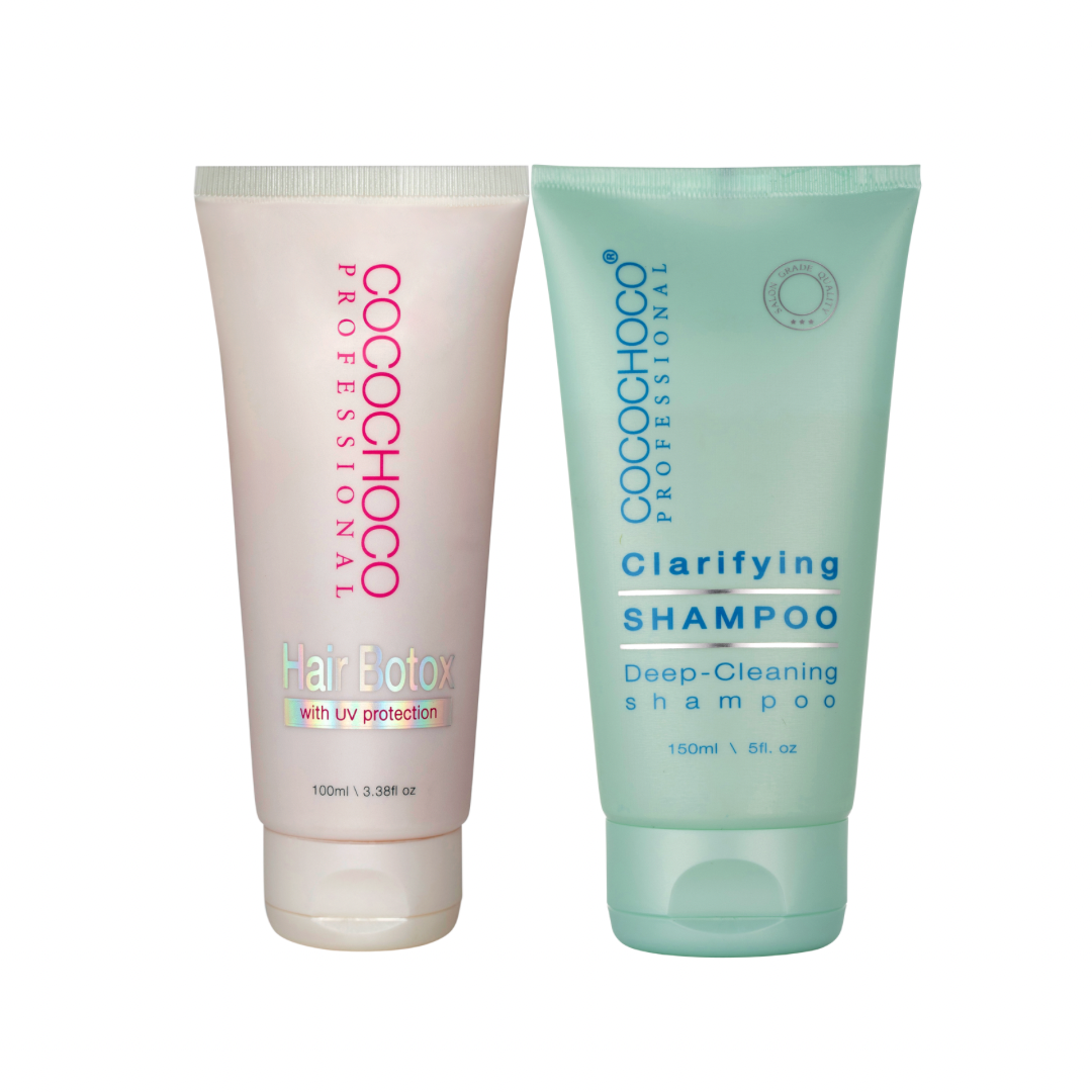 COCOCHOCO Hår Botox 100ml og Clarifying Shampoo 150ml