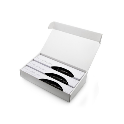 Corioliss Titanium Brush Kit – 3 stk | Premium Rundbørster( 43mm,33mm og 25mm) med Termokromiske Anti-Frizz Pigge