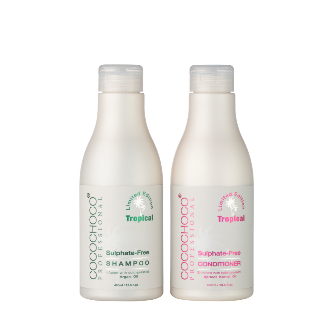 Cocochoco Sulphate-Free Shampoo 400ml & Conditioner 400ml |Tropical Limited Edition – Sommerduo 🌴