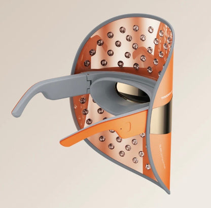 TOUCHBeauty GLAM LED Light Therapy Mask | Avanceret hudpleje mod rynker, akne og pigmentering .