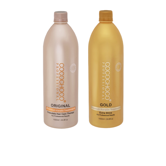 COCOCHOCO Keratin GOLD og Keratin ORIGINAL 1000 ml