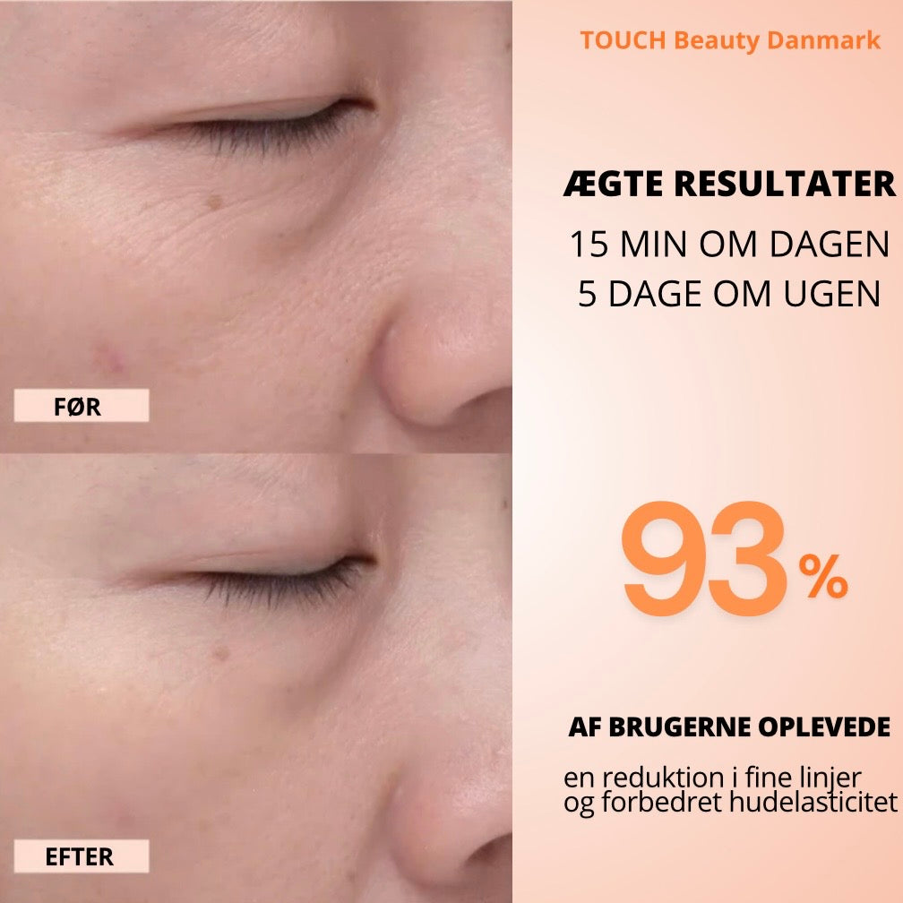 TOUCHBeauty GLAM LED Light Therapy Mask | Avanceret hudpleje mod rynker, akne og pigmentering .